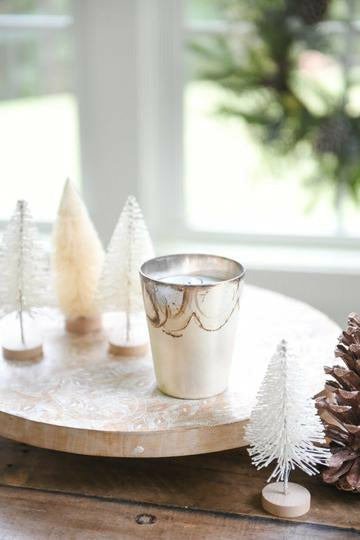 Steel City Silver Candle